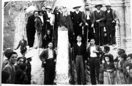 Grupo de varias personas de Fuente Claras.