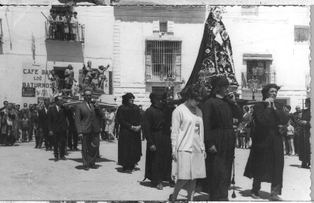 ProcesiÃ³n en Fuente Claras. AÃ±o 1966.
