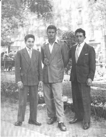 Retrato de tres hombres. Loscos.