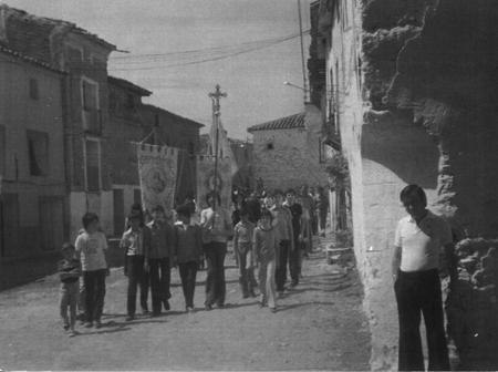 ProcesiÃ³n de San Roque. AÃ±o 1985. Loscos.