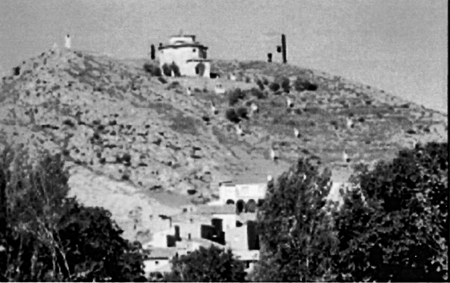 Vista de la ermita de Lagueruela.