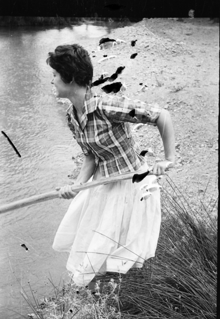 Mujer en el rÃ­o. Luco.