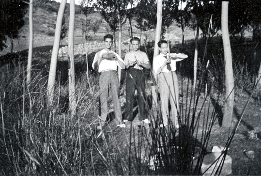 Grupo de amigos en Monreal del Campo