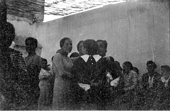 Bailando en una verbena popular