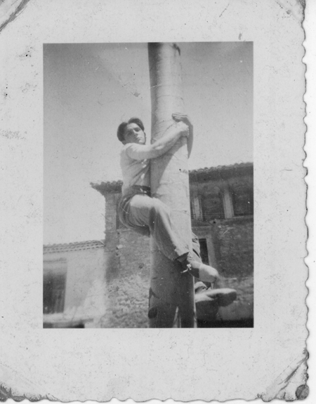 Fiesta de quintos. AÃ±o 1949. Monreal.