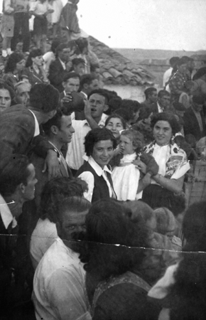 Cuadrilla de amigos de Monreal. AÃ±o 1955.