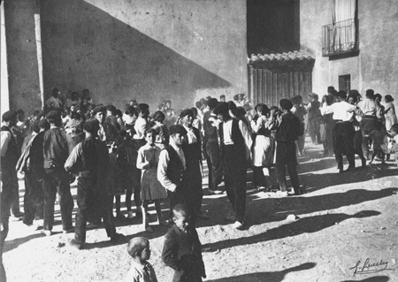 Baile de la fiesta Mayor. Navarrete