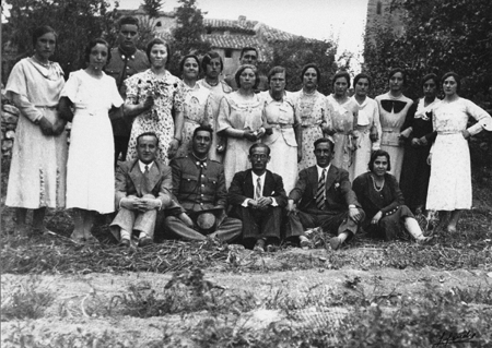 Grupo el dÃ­a de la fiesta mayor. Navarrete