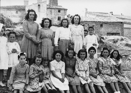 Grupo de muchachas. Olalla