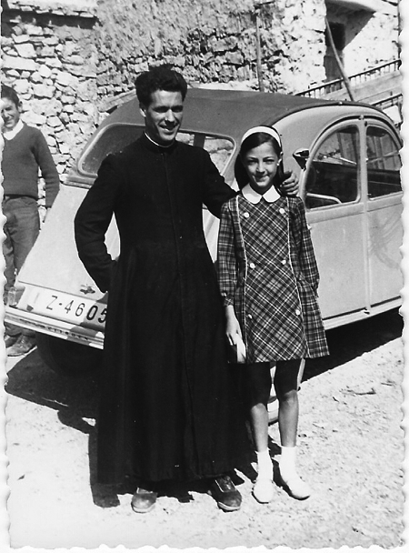 NiÃ±a con el cura. Piedrahita