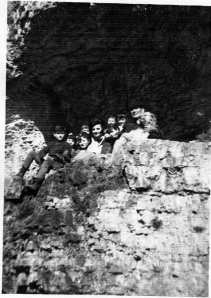 Grupo en las rocas. Piedrahita