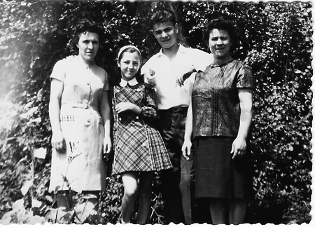 Grupo en los huertos. Piedrahita