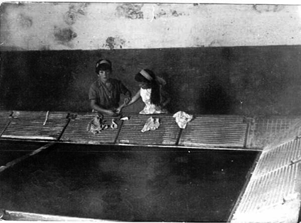 En el lavadero. Piedrahita