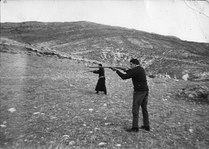 Cazando conejos. Piedrahita