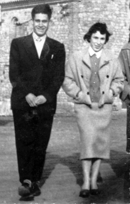 Retrato de pareja. Ojos Negros.