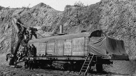 MÃ¡quina Bucyrus. AÃ±os 1920-1930. Ojos Negros.