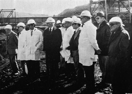 Visita a las explotaciones mineras de Alvarez Miranda. AÃ±o 1975. Ojos Negros.