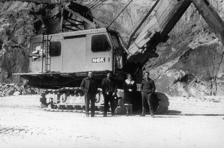 Pala excavadora. AÃ±o 1964. Ojos Negros.