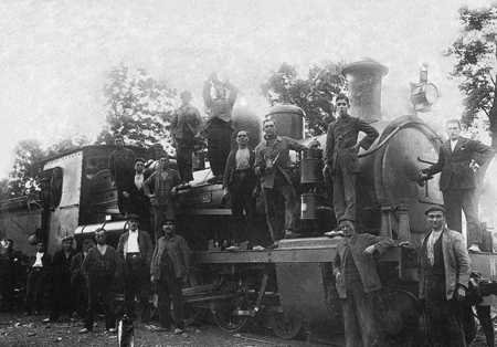 Locomotora La Casual. AÃ±o 1930. Ojos Negros.