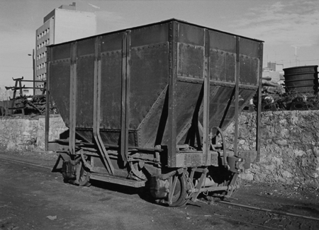 Vagoneta en las minas de Ojos Negros.