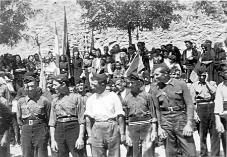 Acto polÃ­tico en Tornos. AÃ±o 1950.