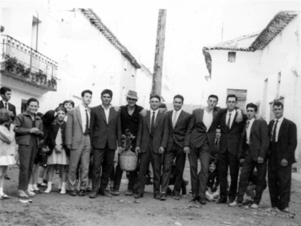 Grupo de quintos. Villafranca