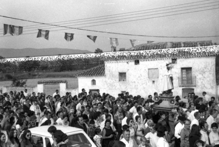 ProcesiÃ³n en las fiestas de San Roque. Calamocha.