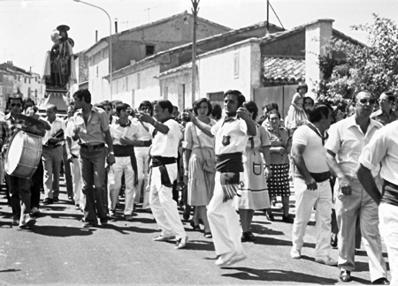 El Baile de San Roque en la Calle Zaragoza. Calamocha.