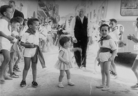 NiÃ±os en las fiestas de San Roque. Calamocha