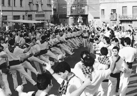 Calamochinos en el Baile de San Roque. Calamocha.