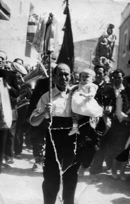 En la procesiÃ³n de San Roque. Calamocha.