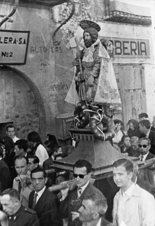 Imagen de la procesiÃ³n de San Roque. Calamocha.