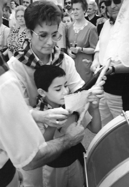 Calamochinos recitando dichos. Calamocha.