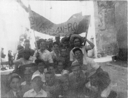PeÃ±a en fiestas. Calamocha.