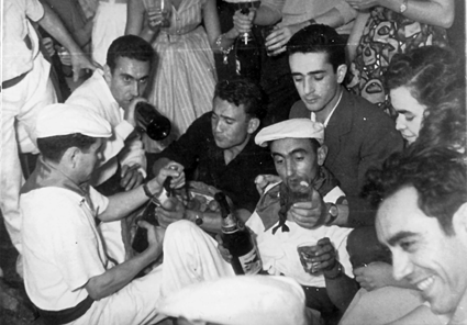 Amigos en fiestas. Calamocha