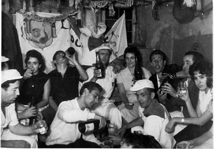 Amigos en fiestas. Calamocha