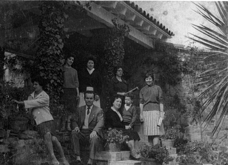 La familia Bronchal en Barcelona. AÃ±o 1961. Cella.