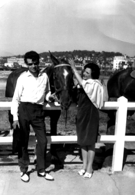MarÃ­a FrÃ­as y Pedro Miedes. AÃ±o 1964. Cella.