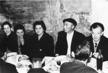 Comida familliar en Cella.