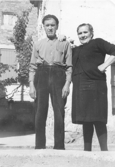 Luisa y su marido. Cella.