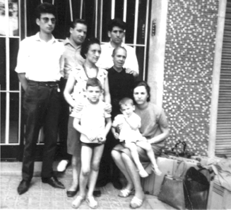 Pedro y familia. Cella.