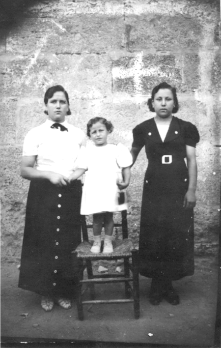 Rosa, Amada y MarÃ­a. Cella.