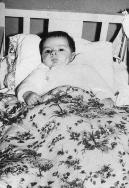 AgustÃ­n SÃ¡nchez en la cuna. Cella