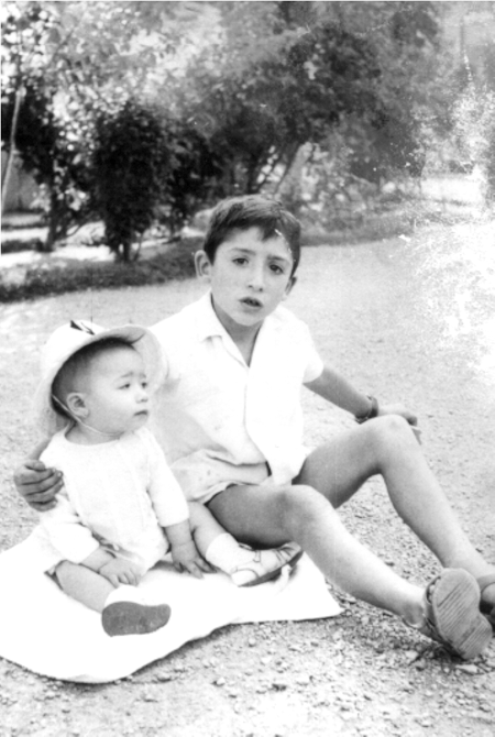 Josefina y Juan en el campo. Cella