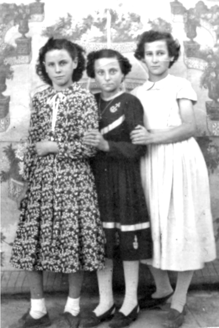 Lorenza, Carmen y MÃ¡xima. Cella