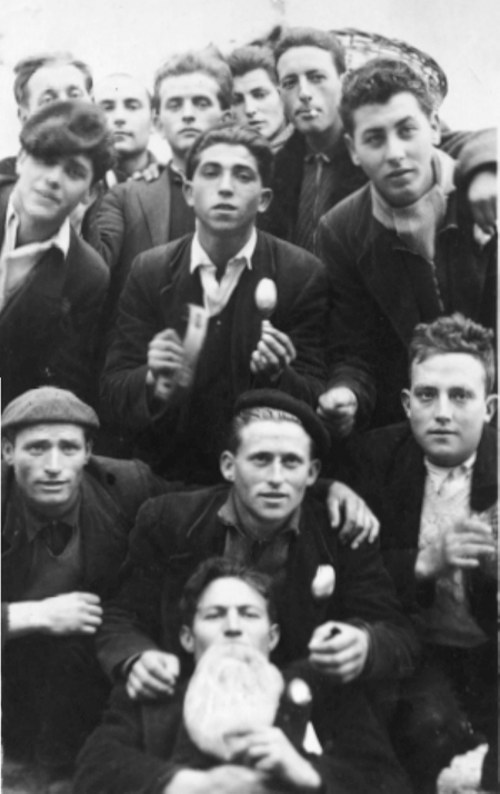 Grupo de quintos. Cella.