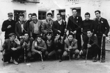 Retrato de un grupo de quintos. Cella.