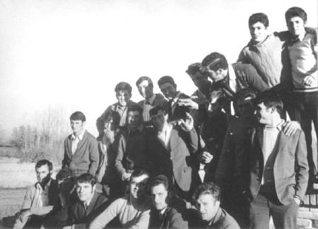 Retrato de un grupo de quintos. Cella.