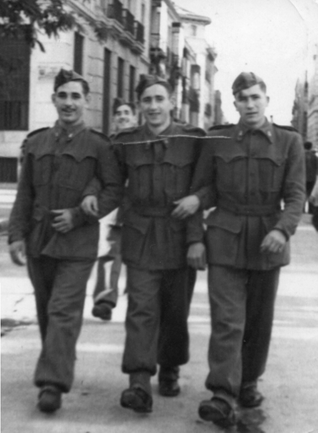 Sisebuto, Rodrigo y amigo.