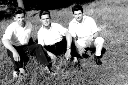 Amigos de Pedro Miedes en Francia.